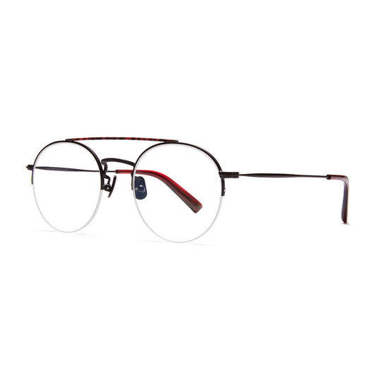ARTHUR -MATTE BLACK/RED-(Optical)