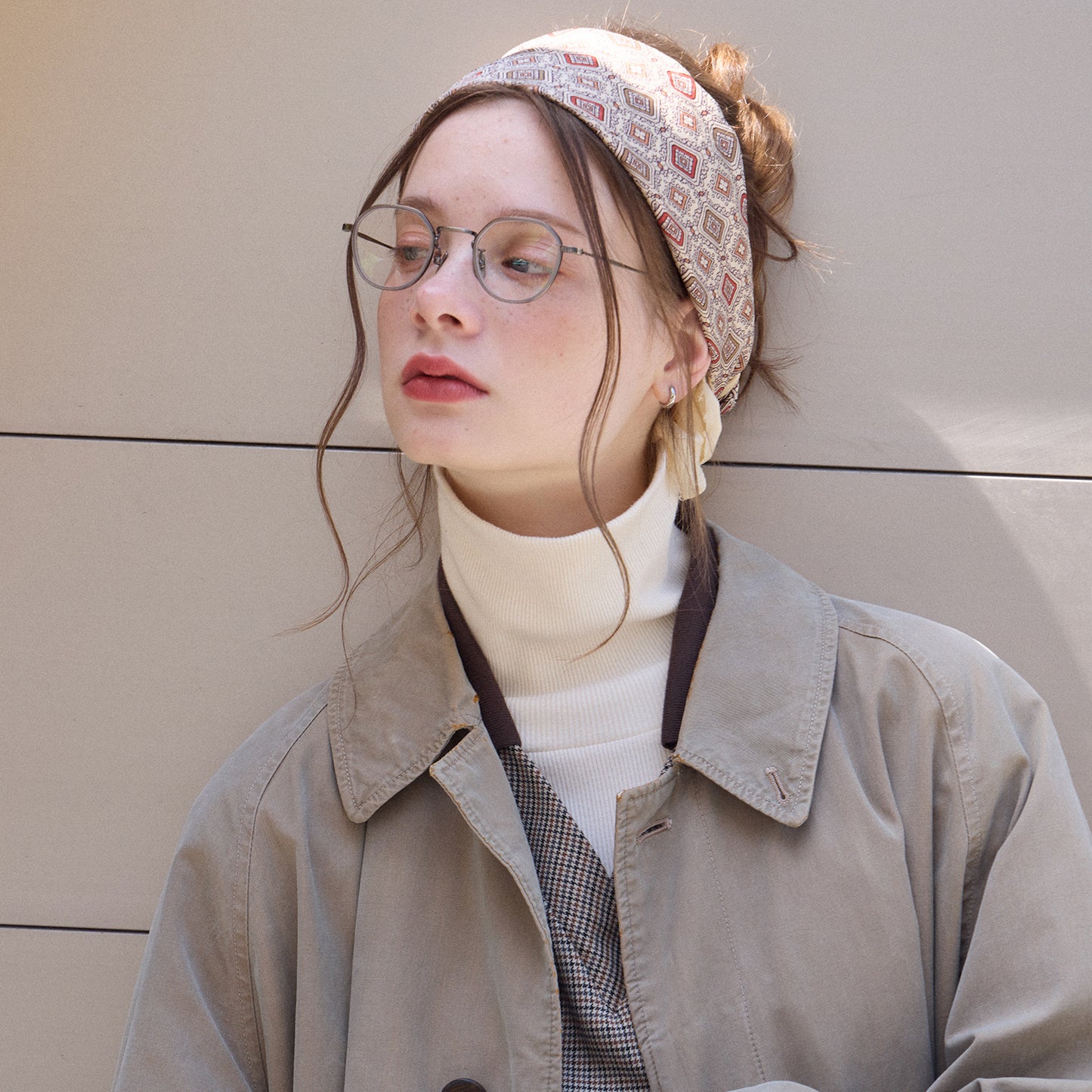 ROTELLA-ANTIQUE SILVER X GRAY-(Optical)